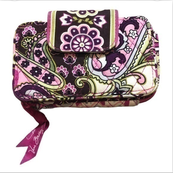 Vera Bradley Handbags - Vera Bradley Pink Paisley Wallet